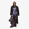 Oversized Landscape Print Satin Shirt