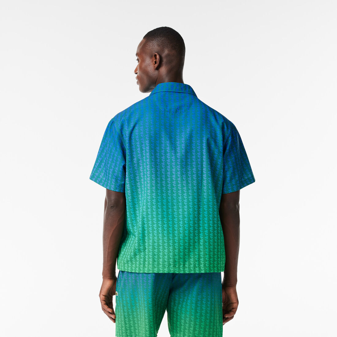 Short Sleeved Ombre Effect UV Protect Shirt Short Sleeved Ombre Effect UV Protect Shirt