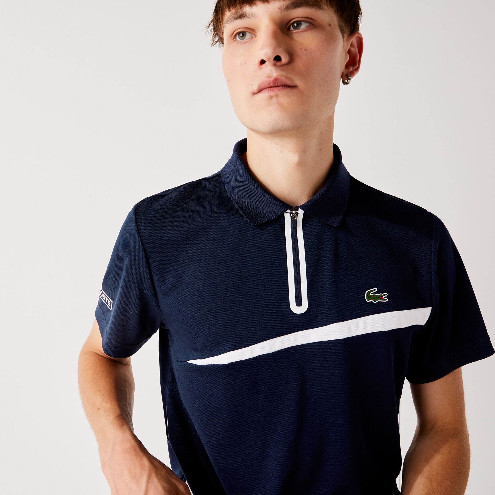 Men's Lacoste SPORT Paneled Breathable Piqué Tennis Polo Shirt Men's Lacoste SPORT Paneled Breathable Piqué Tennis Polo Shirt