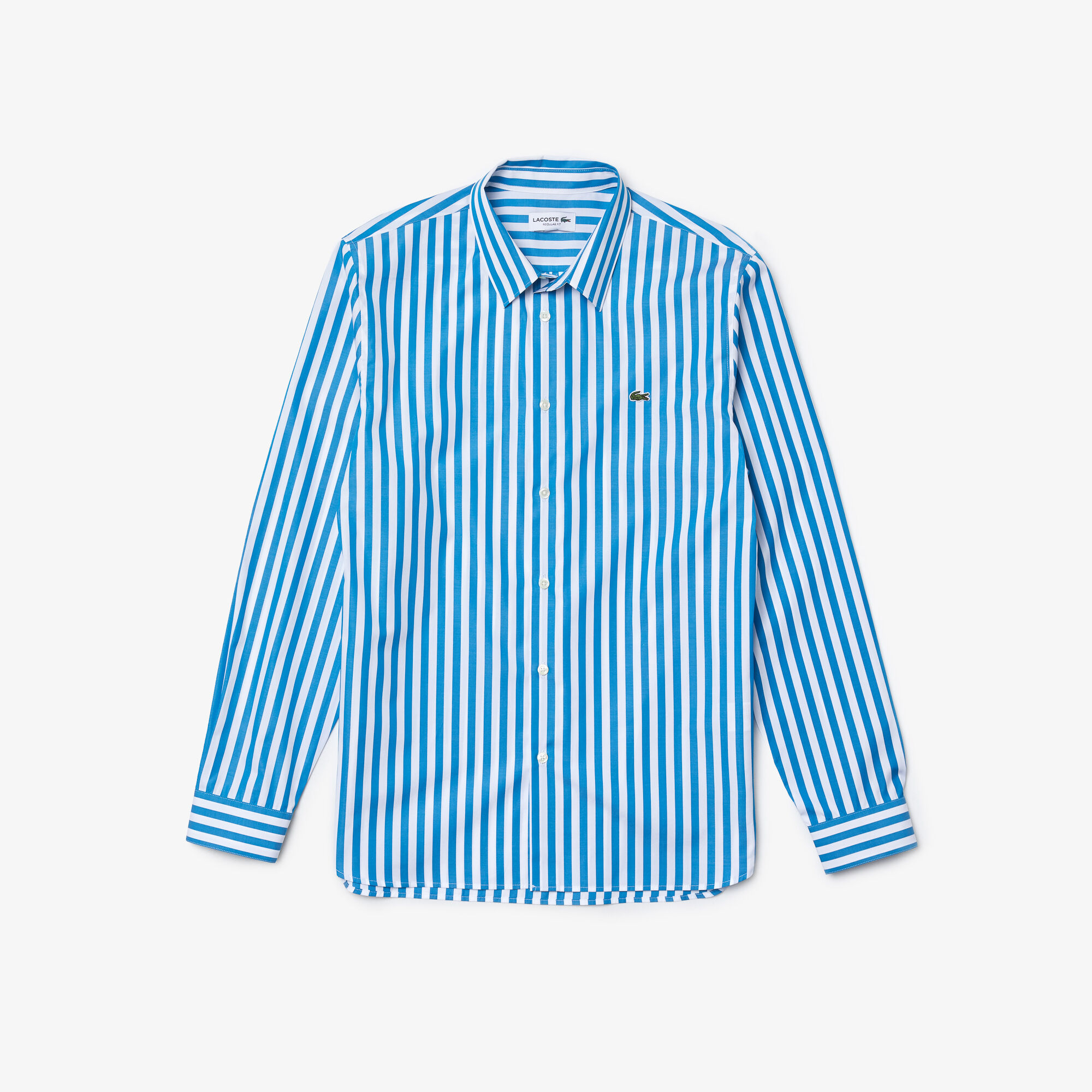 Men’s Regular Fit Striped Poplin Shirt Men’s Regular Fit Striped Poplin Shirt