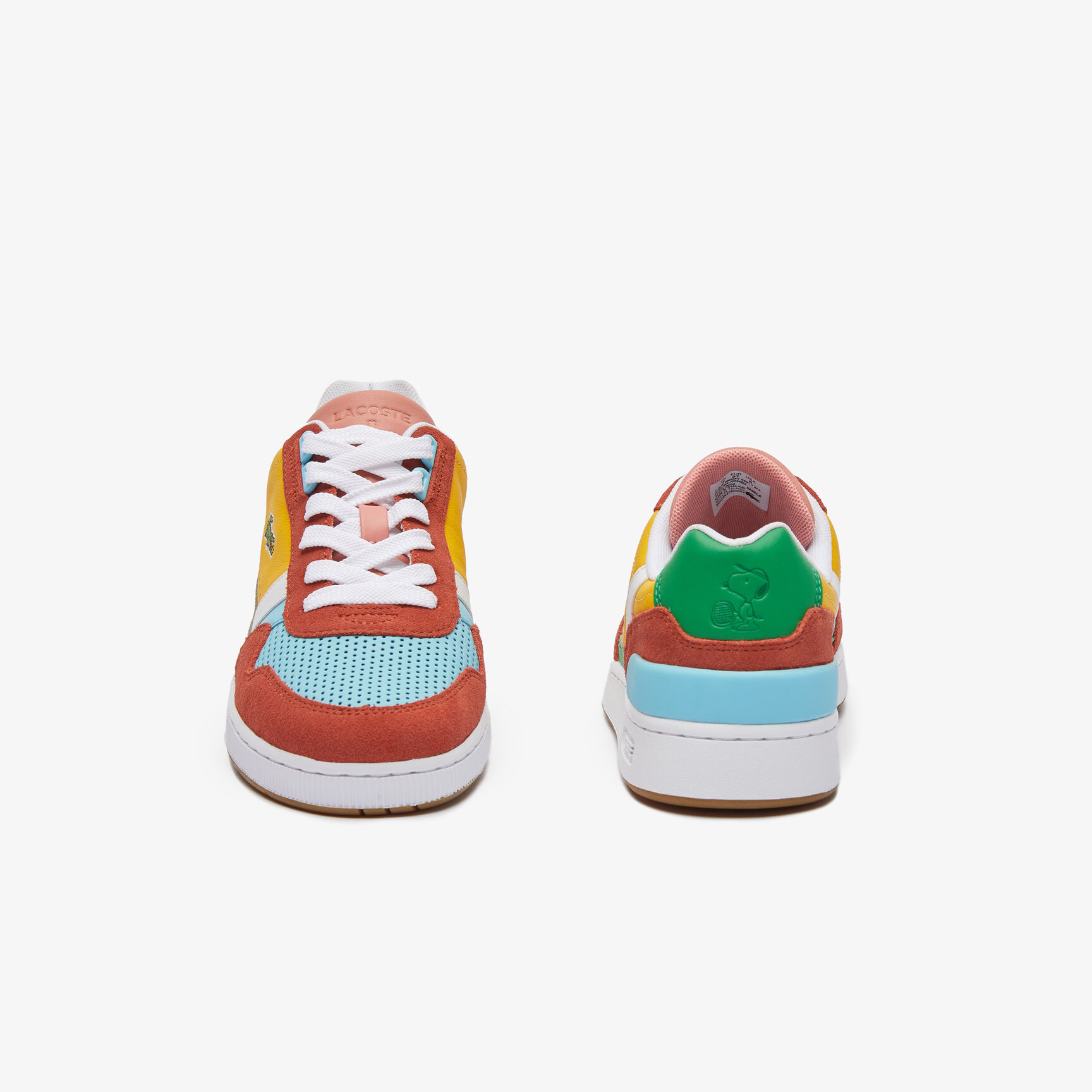 سنيكرز تي كليب جلد للنساء مجموعة Lacoste x Peanuts سنيكرز تي كليب جلد للنساء مجموعة Lacoste x Peanuts