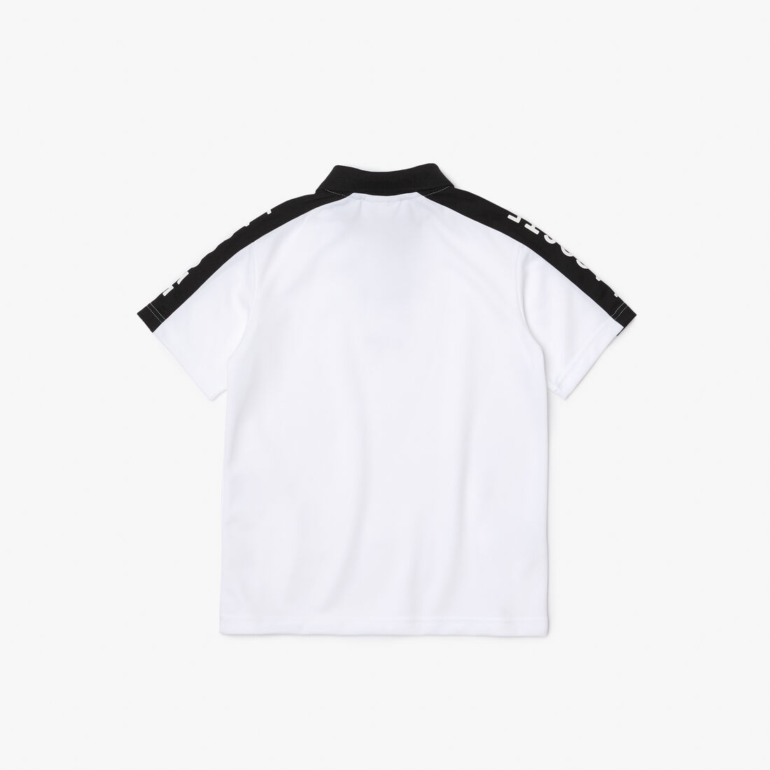 تيشيرت بولو بيكيه مسامي بأشرطة شعار لاكوست للأولاد تيشيرت بولو بيكيه مسامي بأشرطة شعار لاكوست للأولاد