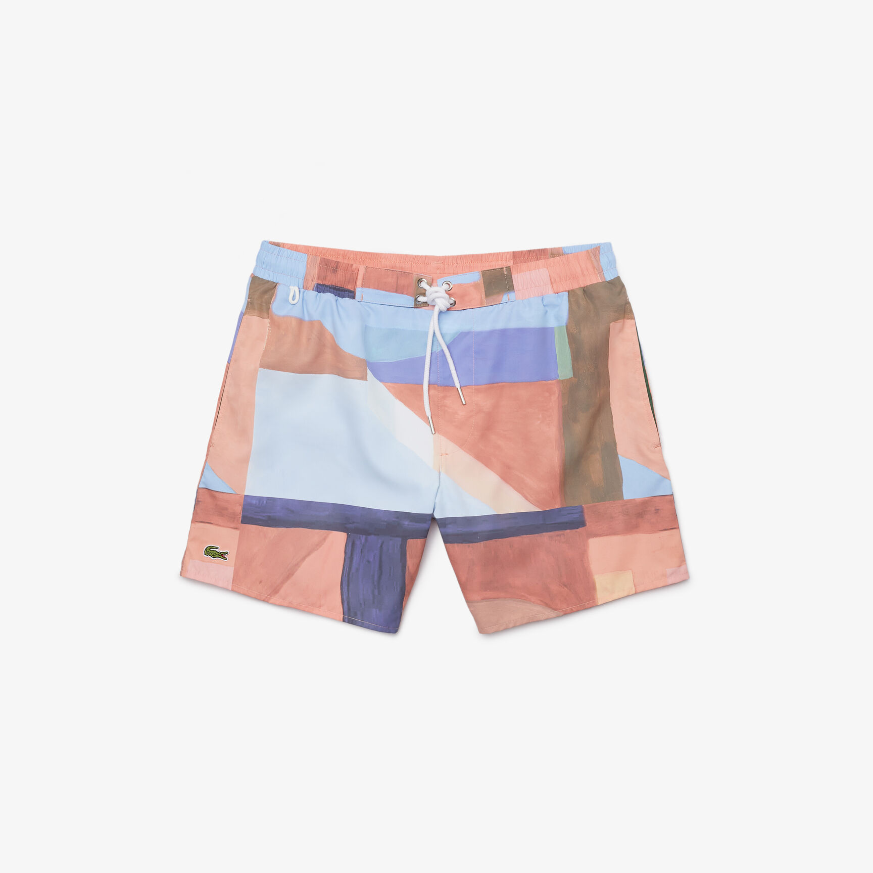 Men’s Lace-Up Waist Print Swimming Trunks Men’s Lace-Up Waist Print Swimming Trunks