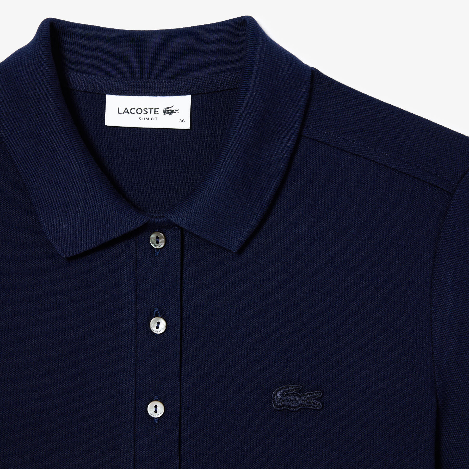 L.12.D Slim Fit Stretch Petit Pique Polo Shirt lacoste l 12 d slim fit stretch petit pique polo shirt