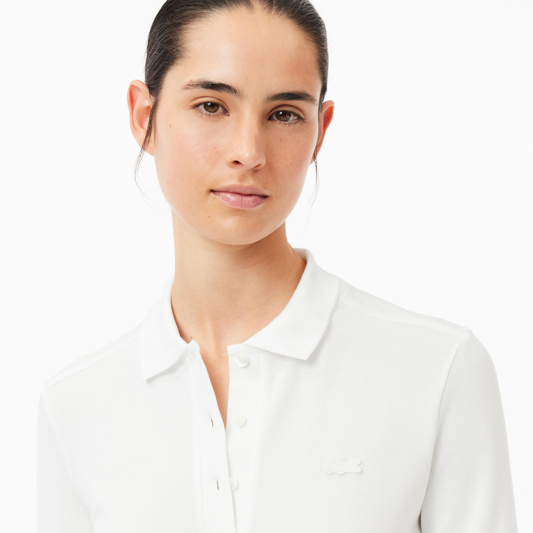 Women's Slim fit Stretch Pique Lacoste Polo Shirt Women's Slim fit Stretch Pique Lacoste Polo Shirt