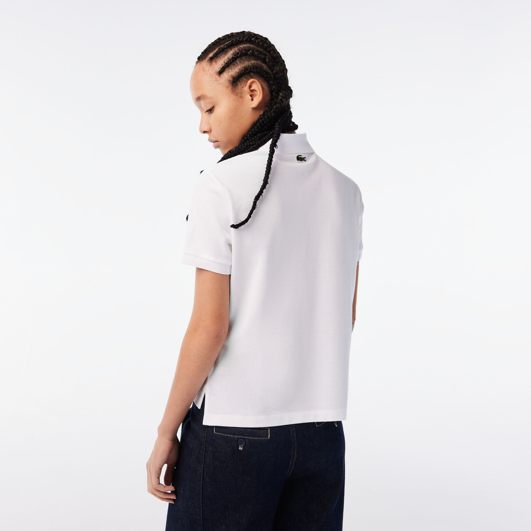 Women's Lacoste x Netflix Crocodile Show Print Polo Shirt