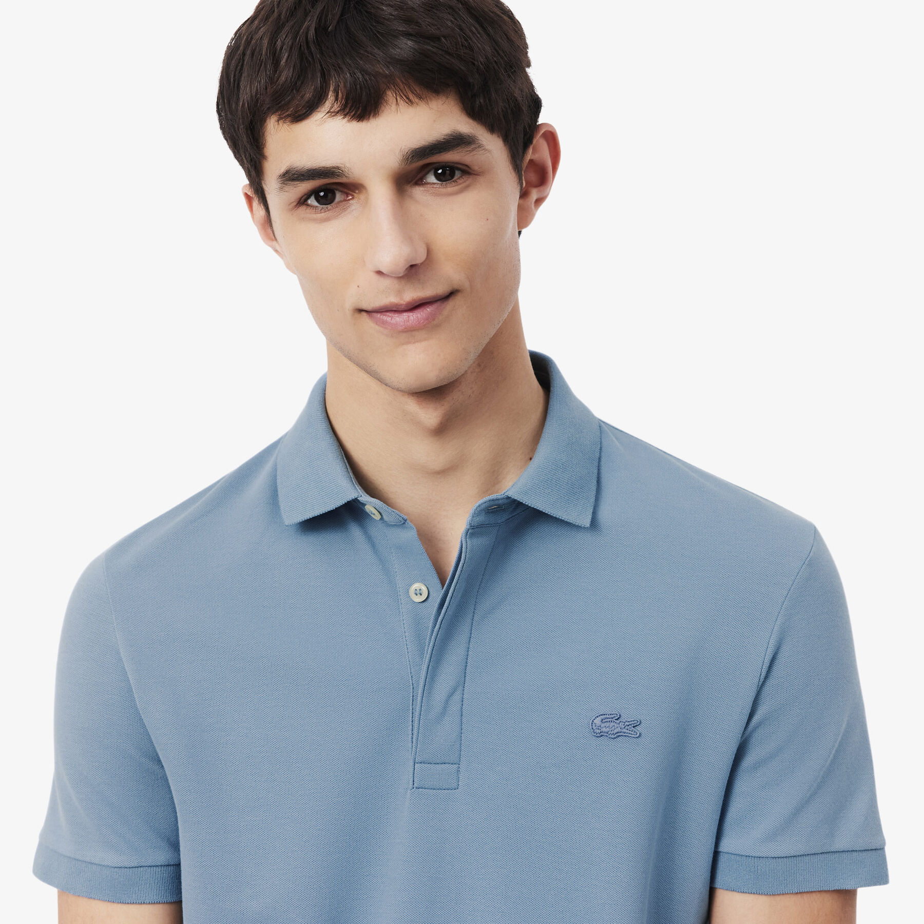 lacoste regular fit paris stretch pique polo shirt