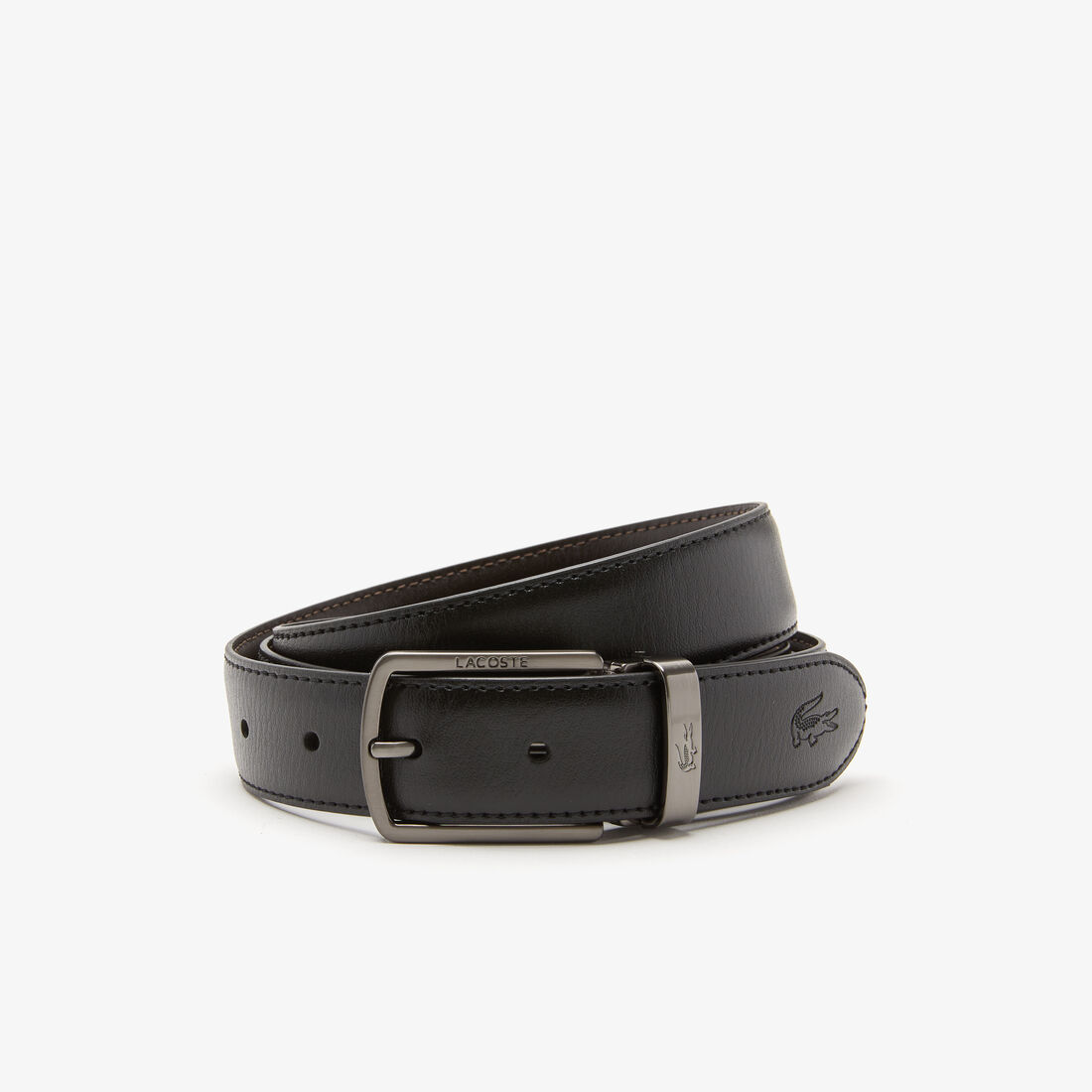 Men's Lacoste Two Pin Buckle Belt Gift Set Men's Lacoste Two Pin Buckle Belt Gift Set