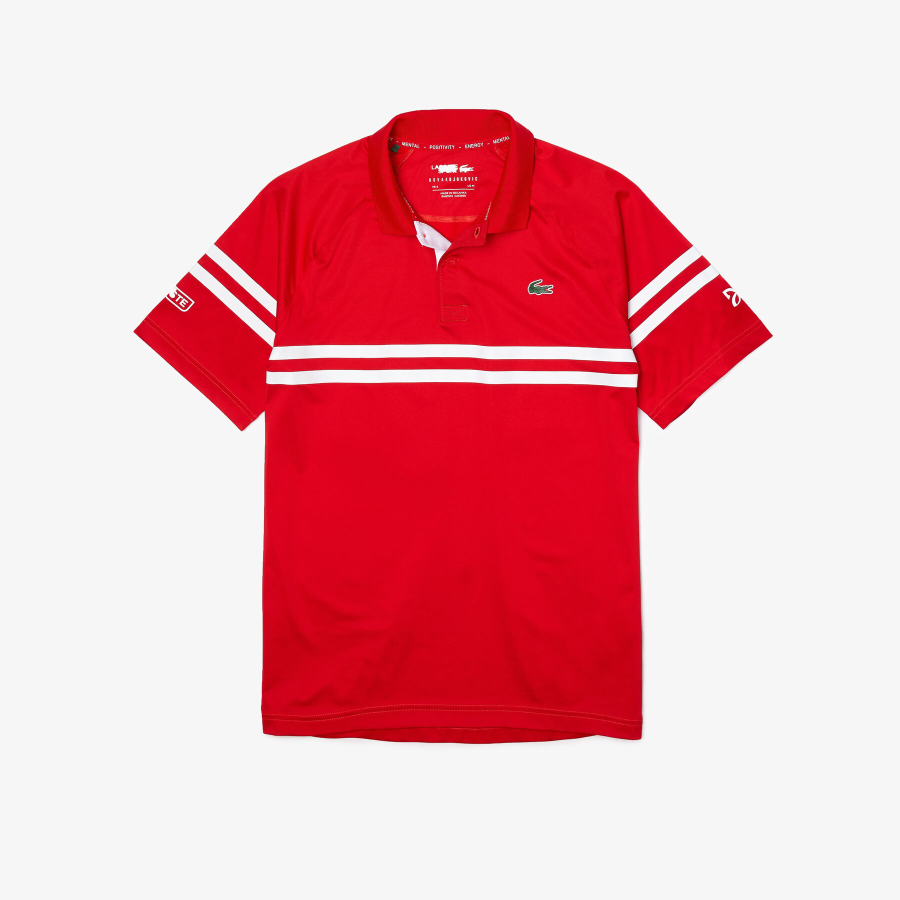 قميص بولو مقلم فائق الخفة للرجال مجموعة Lacoste SPORT و Novak Djokovic لاكوست قميص بولو مقلم فائق الخفة للرجال مجموعة lacoste sport و novak djokovic