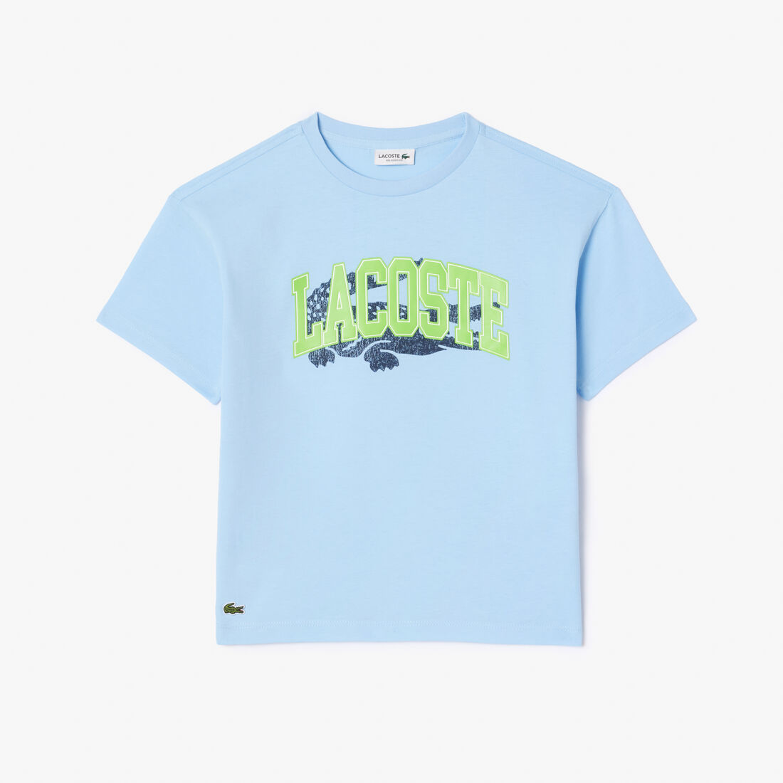 تي شيرت جيرسيه بطبعة تمساح تي شيرت جيرسيه بطبعة تمساح