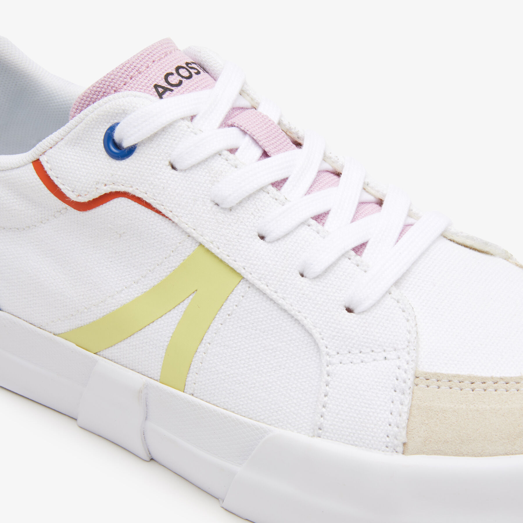 Women's Lacoste L004 Textile Colour-Pop Trainers women s lacoste l004 textile colour pop trainers