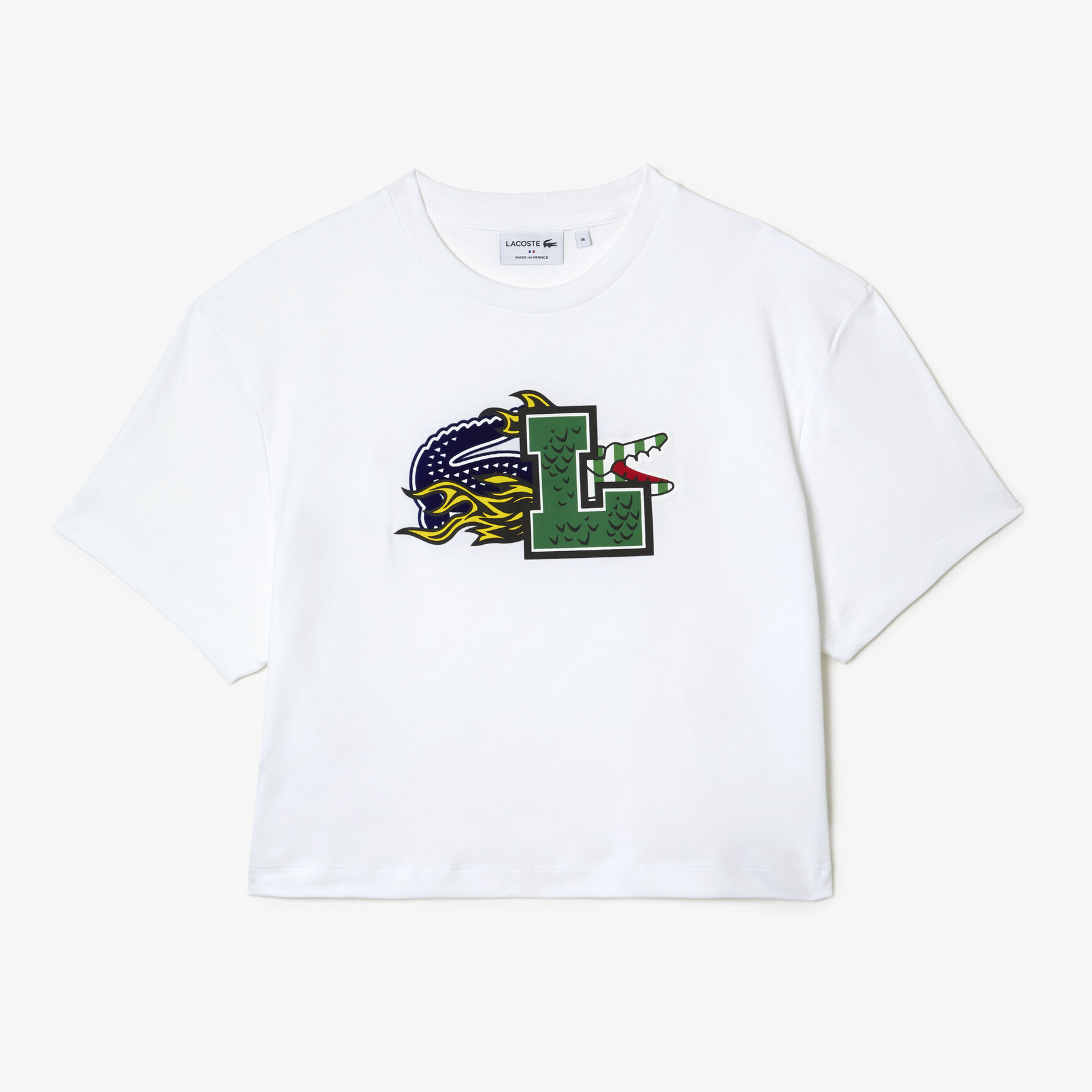 Women's Lacoste Holiday Oversized Fit Organic Cotton T-Shirt