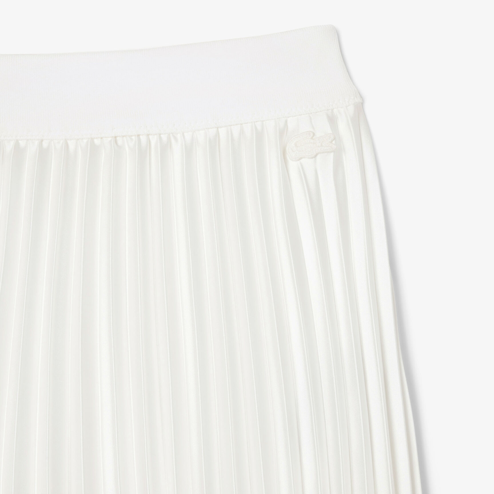 Pleated Satin Midi Skirt Pleated Satin Midi Skirt