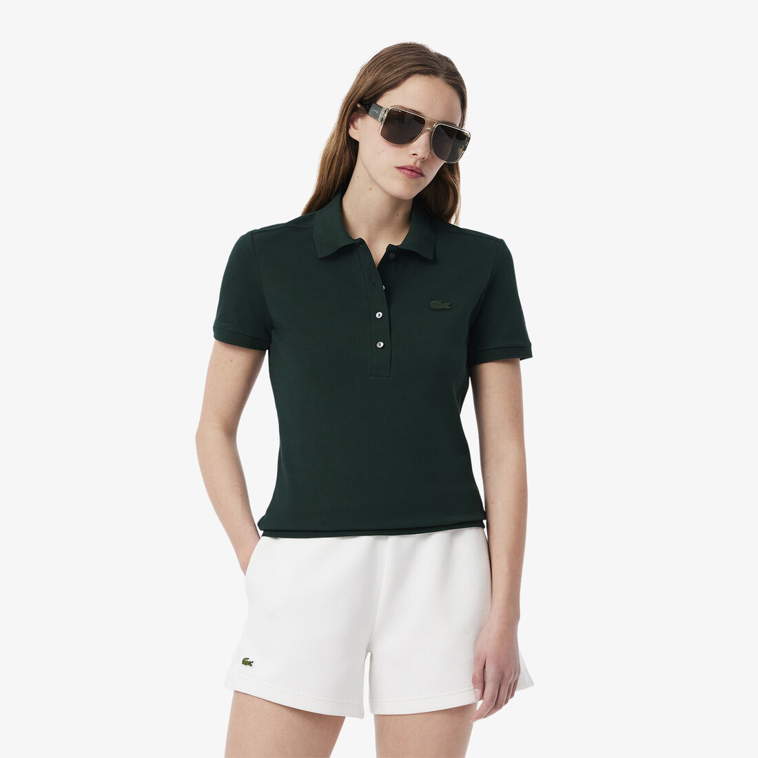 L.12.D Slim Fit Stretch Petit Pique Polo Shirt