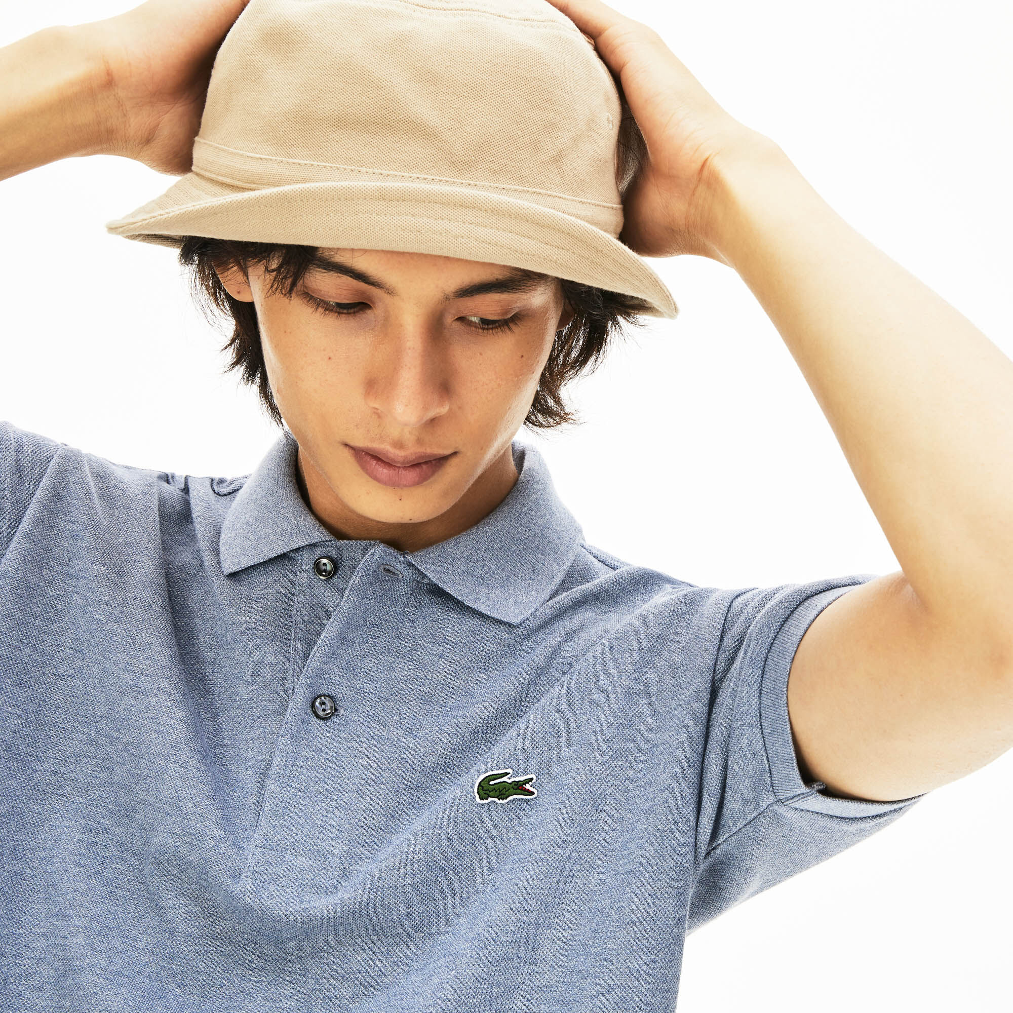 Marl Lacoste Classic Fit L.12.12 Polo Shirt Marl Lacoste Classic Fit L.12.12 Polo Shirt