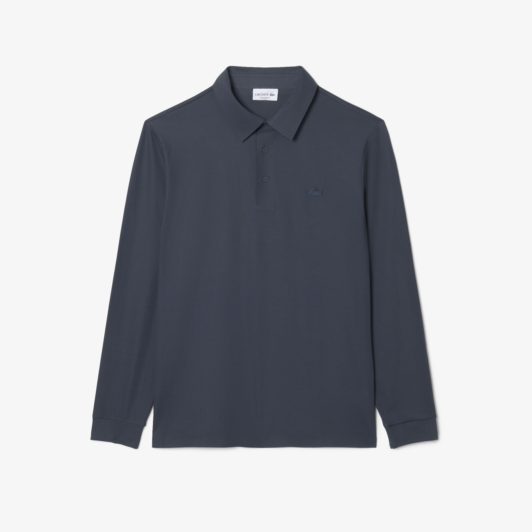 Regular Fit Long Sleeved Commuter Polo Shirt lacoste regular fit long sleeved commuter polo shirt