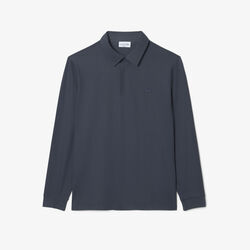 lacoste regular fit long sleeved commuter polo shirt