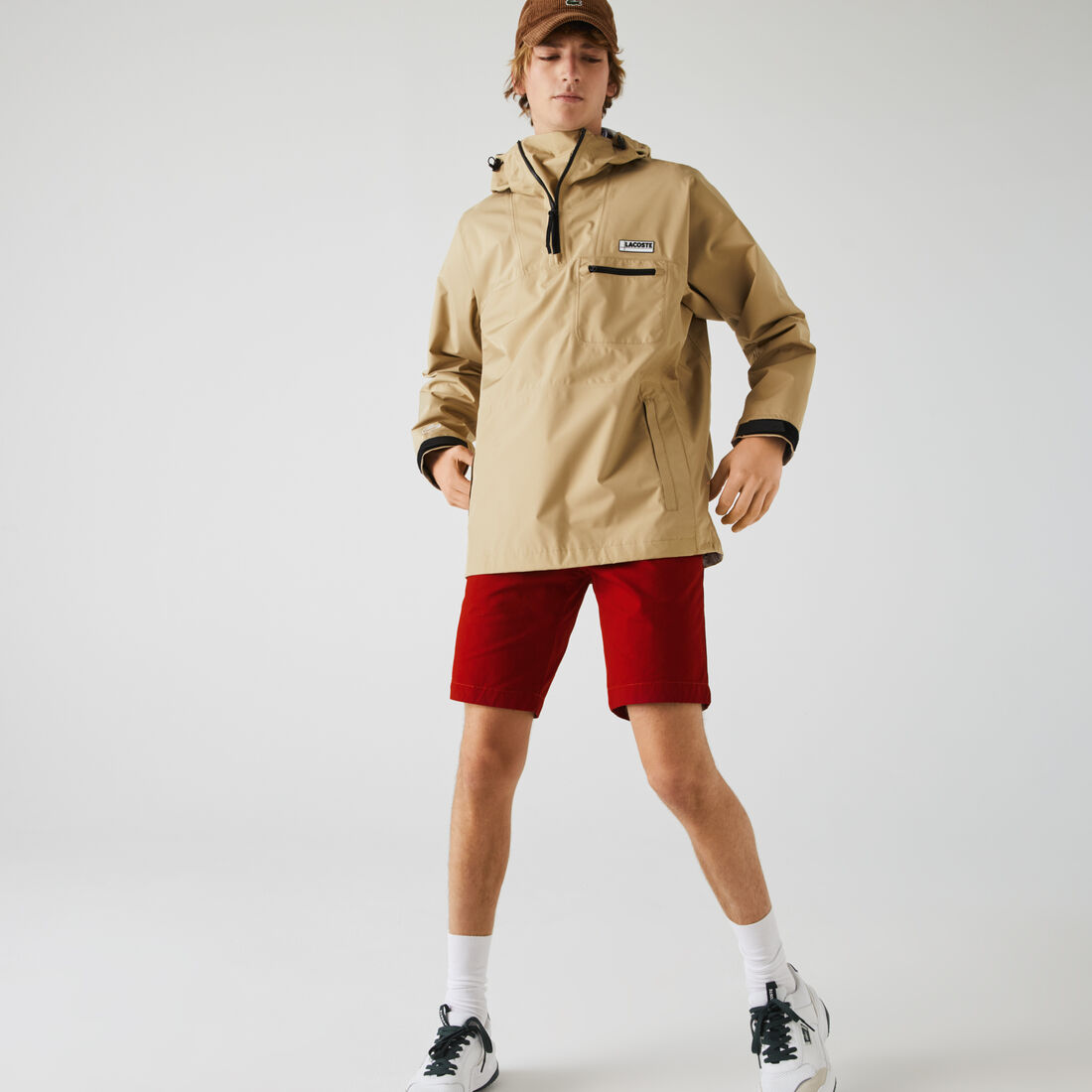 Men's Slim Fit Stretch Gabardine Bermuda Shorts