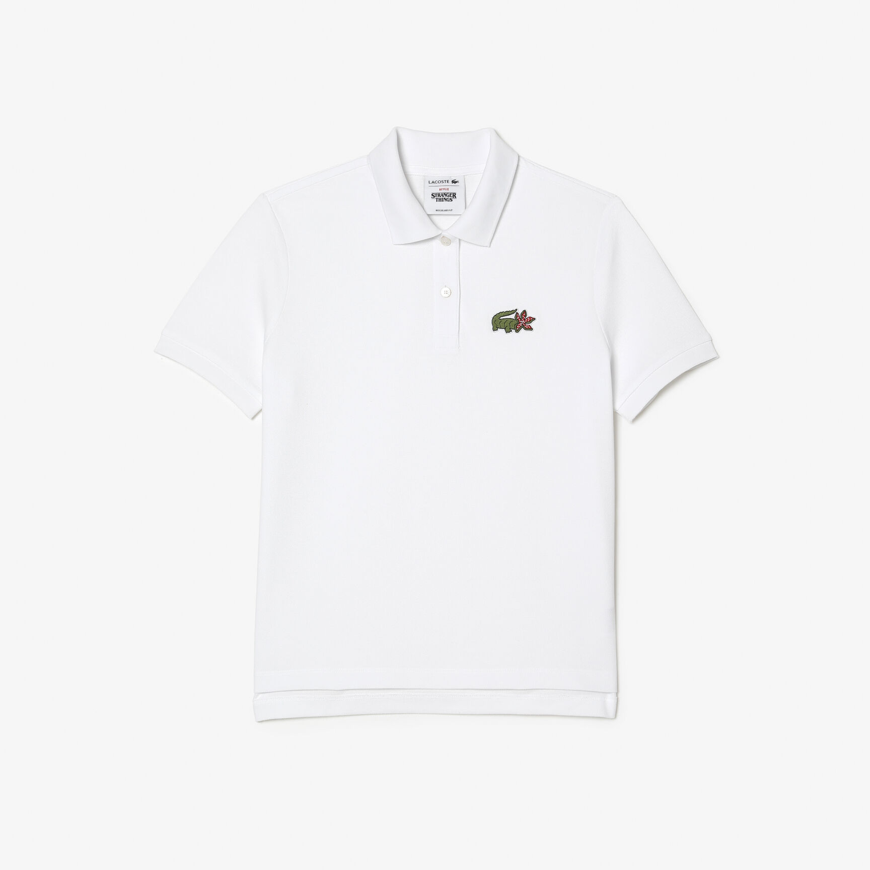 Women's Lacoste x Netflix Crocodile Show Print Polo Shirt