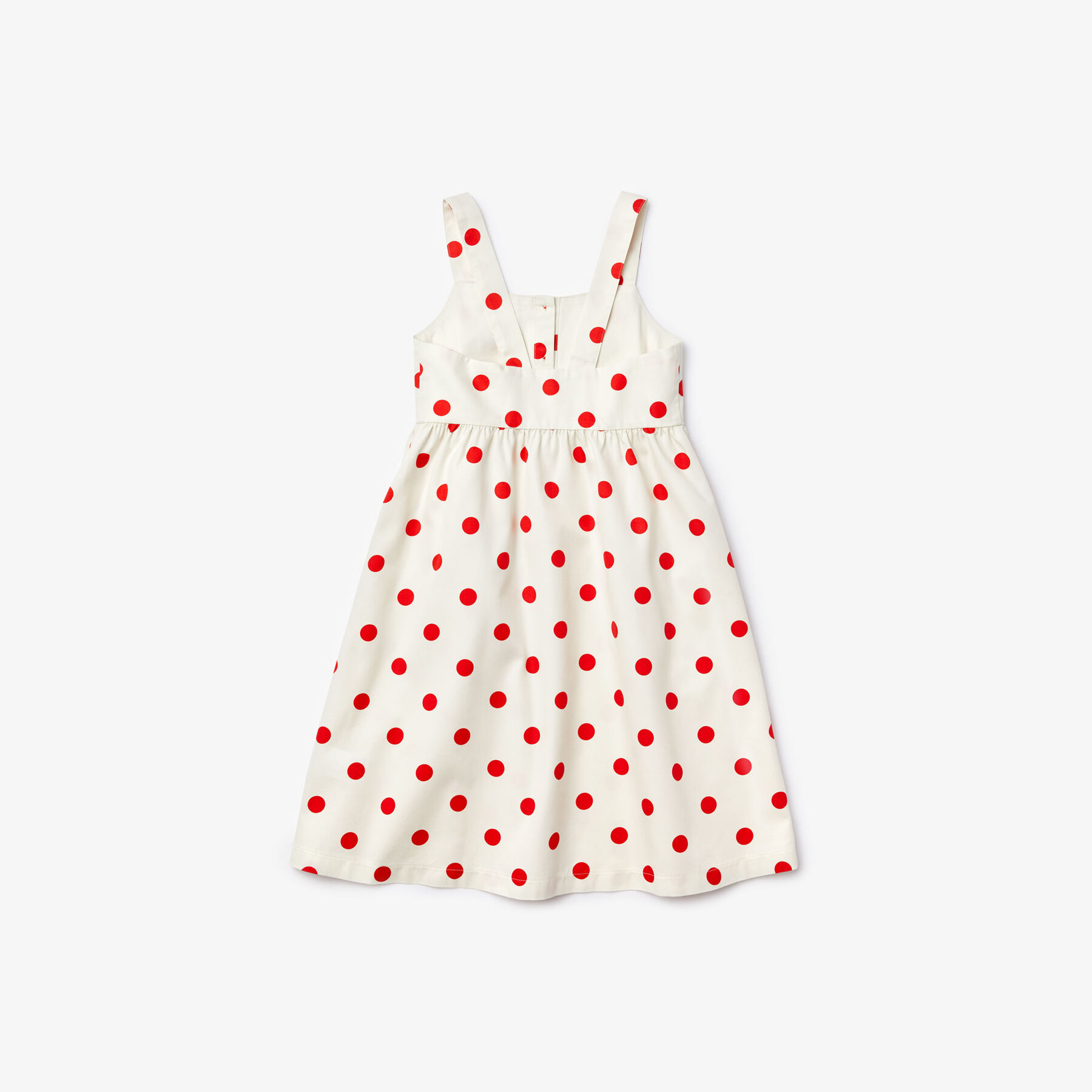 lacoste girls  polka dot cotton dress