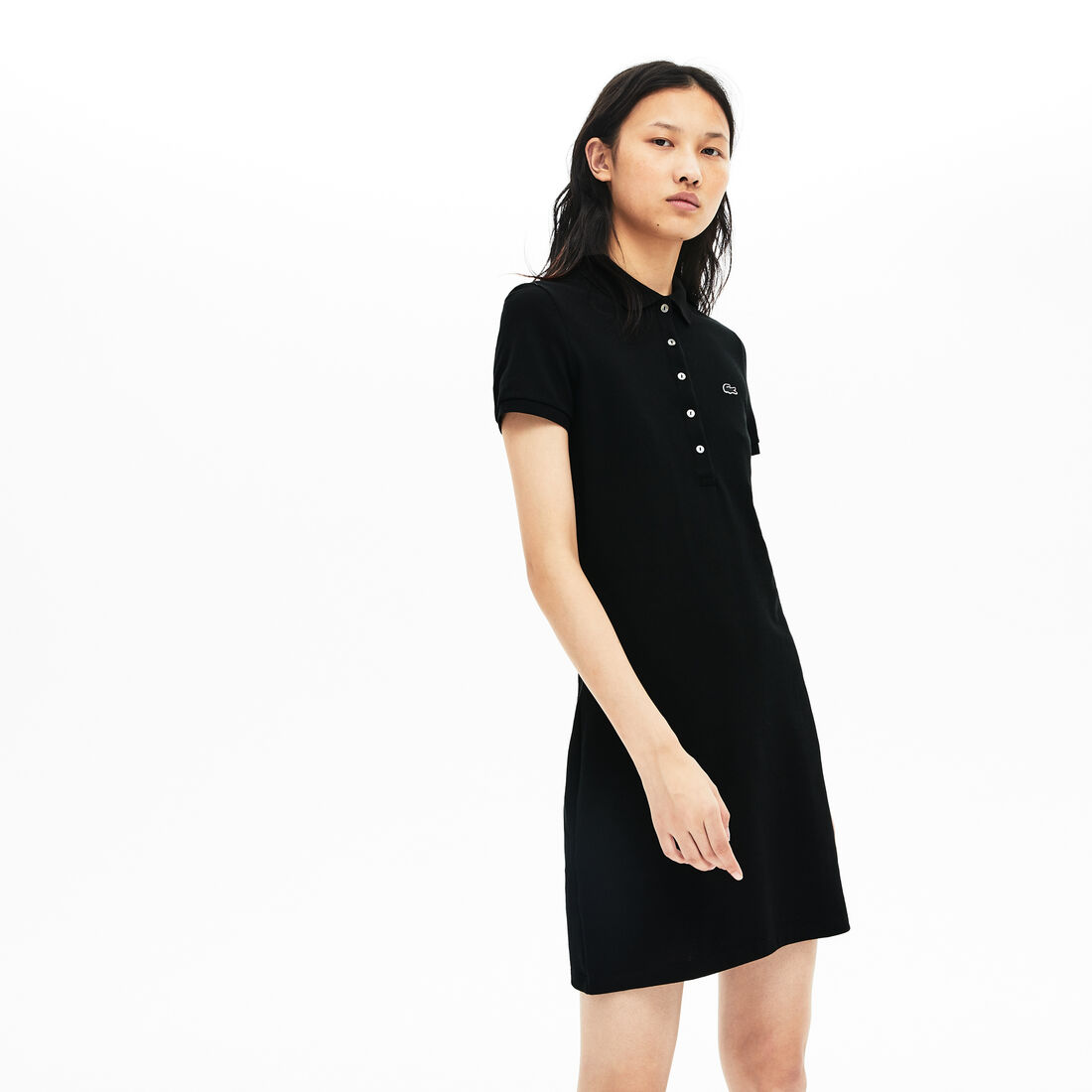 Women's Stretch Cotton Mini Piqu&eacute; Polo Dress