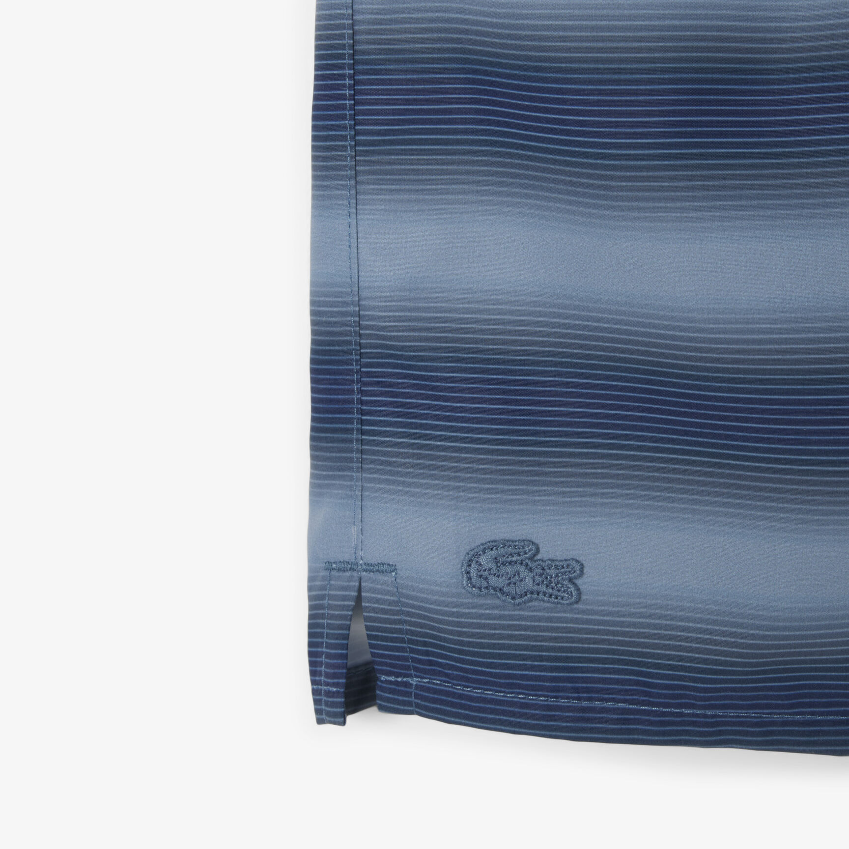 Striped Taffeta Swim Trunks