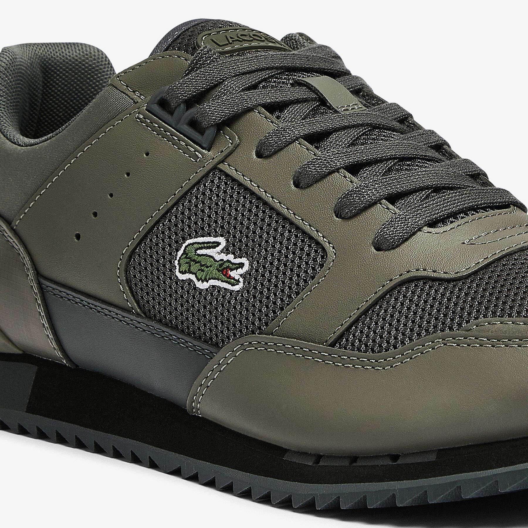 lacoste men s partner piste textile trainers