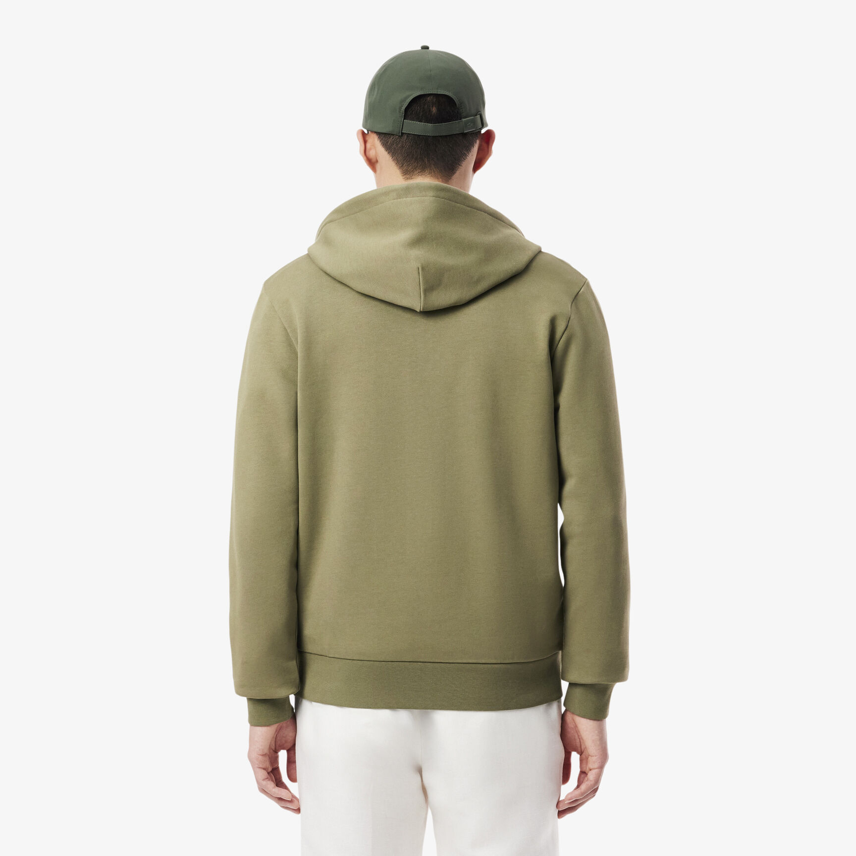 Classic Fit Zipped Fleece Sweatshirt