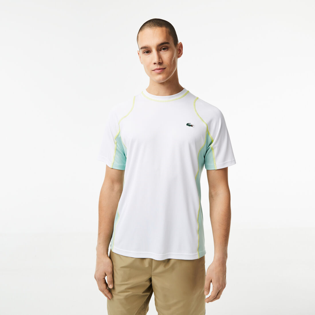 Men's Lacoste Tennis T-shirt in Tear Resistant Pique