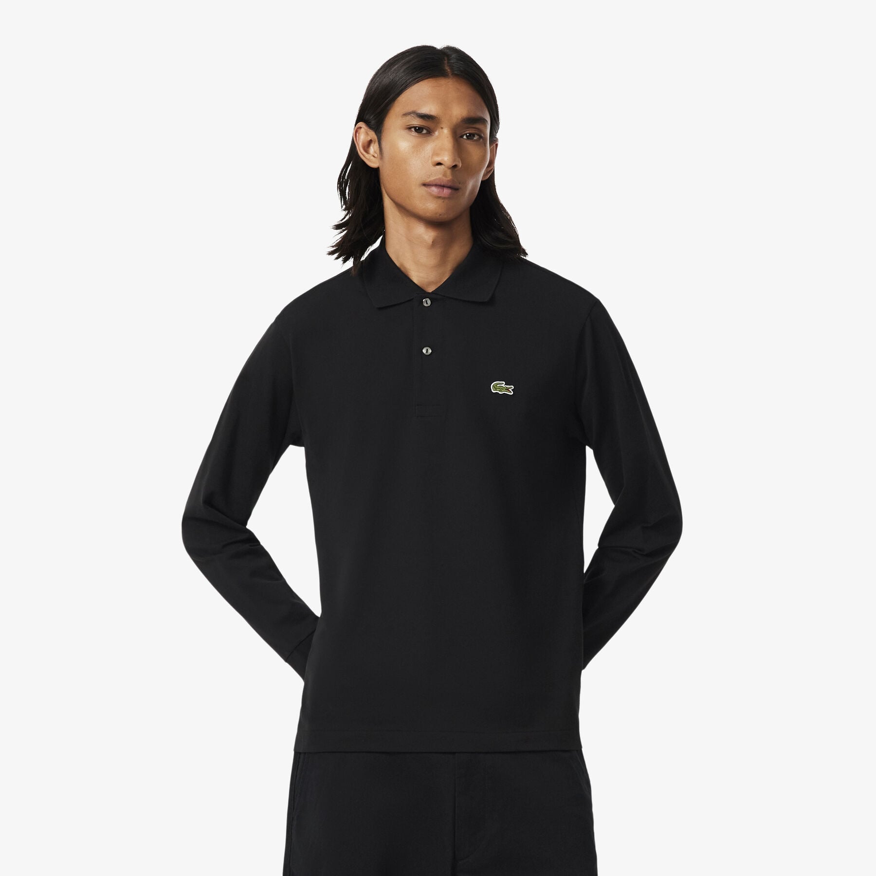 Classic Fit L.12.12 LIGHT Long Sleeved Polo Shirt lacoste classic fit l 12 12 light long sleeved polo shirt