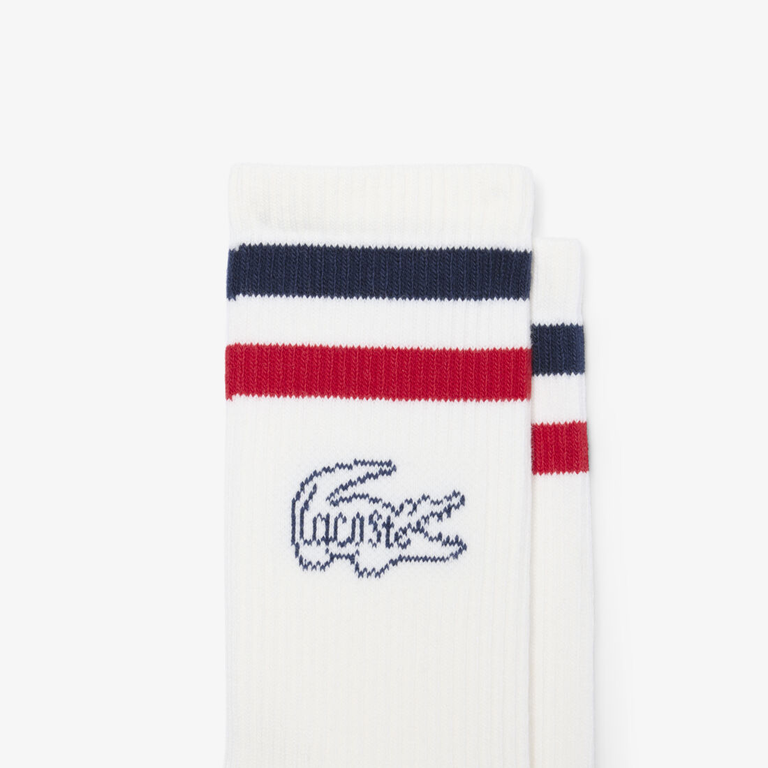 lacoste 3 pack ribbed socks