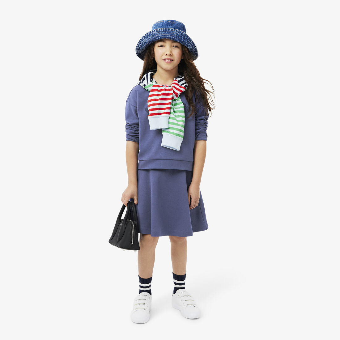 تنورة متشابكة بخصر مطاطي تنورة متشابكة بخصر مطاطي