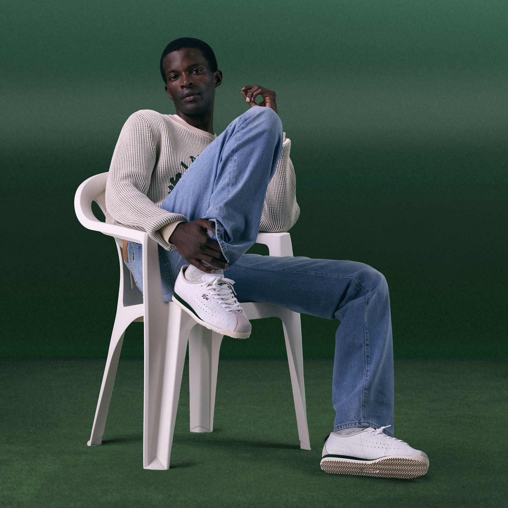 حذاء رياضي Club-Low رجالي من الجلد