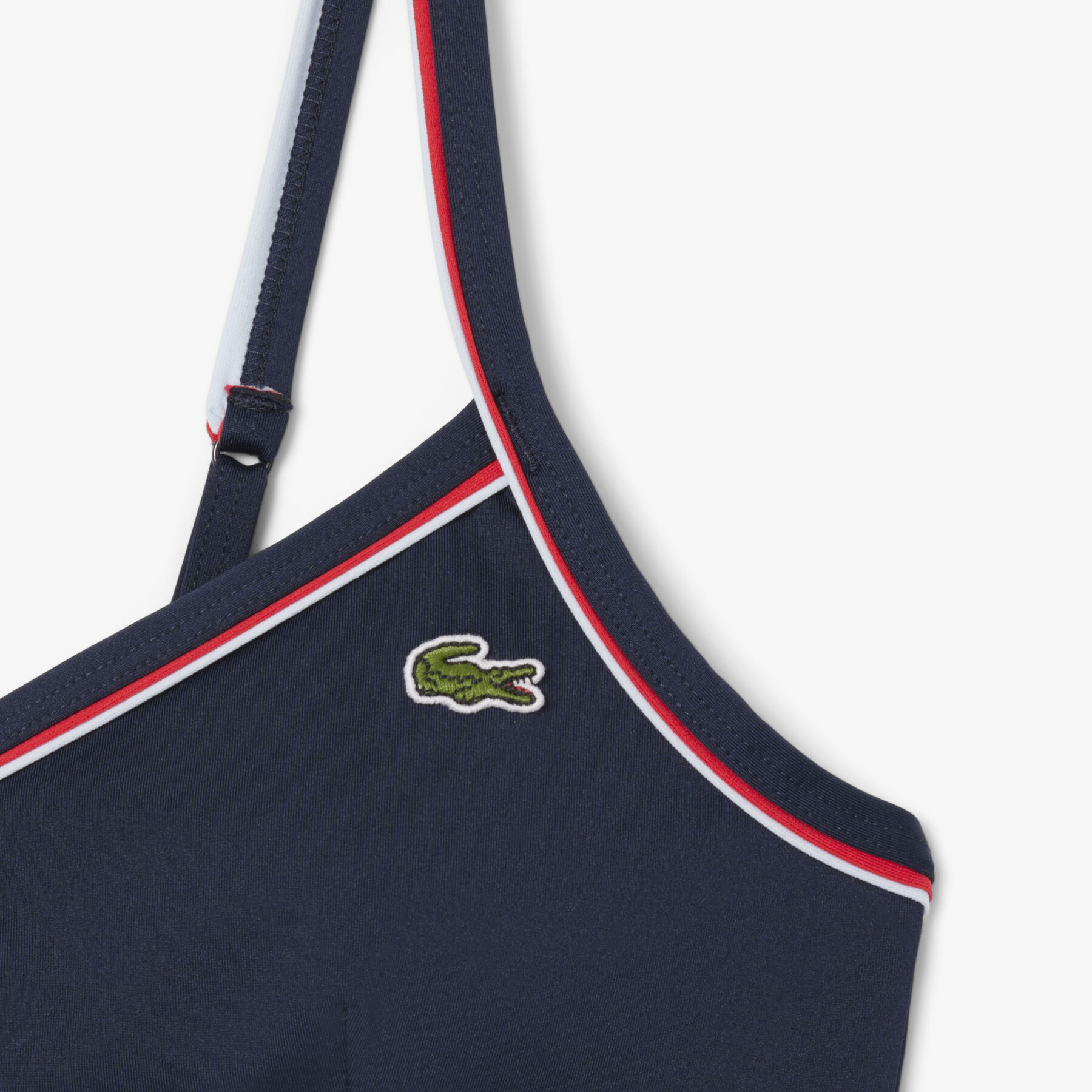 Trim Accent Swim Top lacoste trim accent swim top