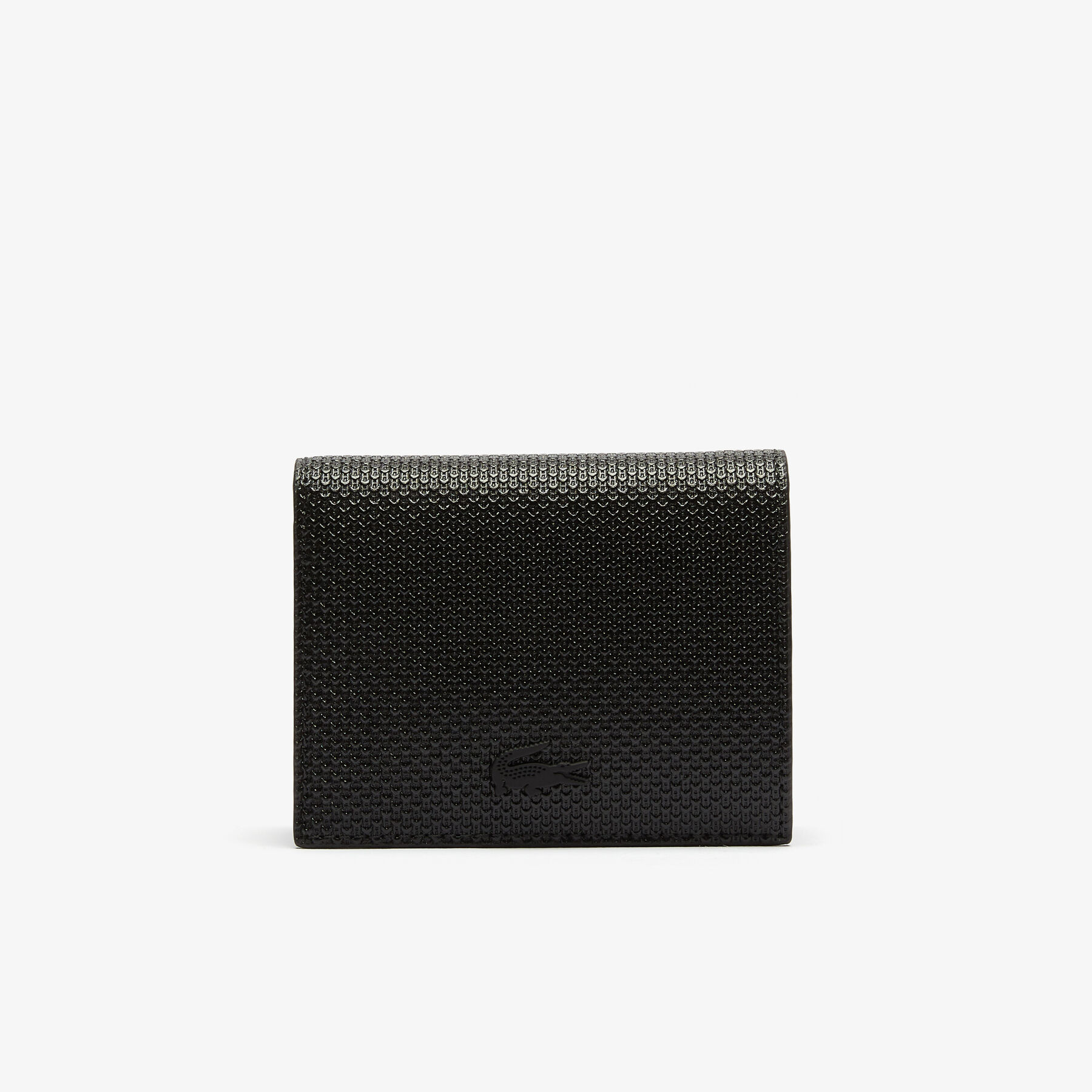 lacoste women s chantaco small piqu  leather snap wallet