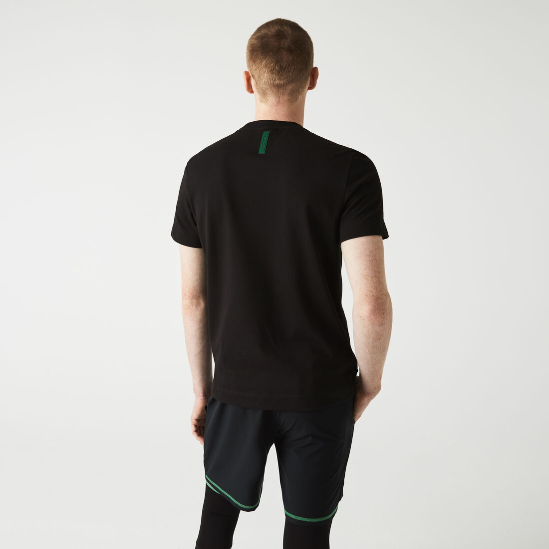 Men's Crew Neck Cotton Pique Blend T-Shirt Men's Crew Neck Cotton Pique Blend T-Shirt