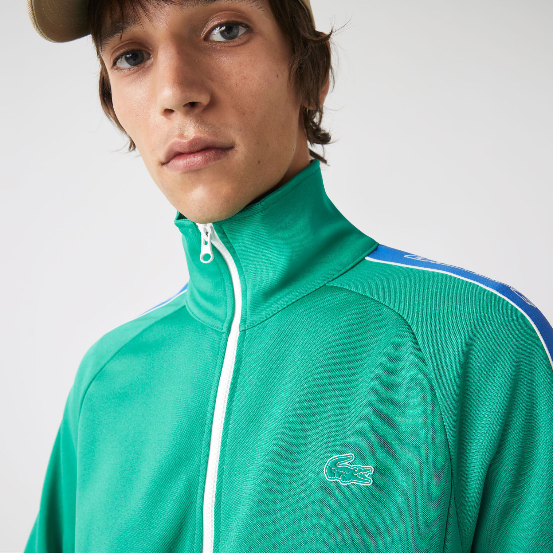 Men's Lacoste Héritage High Neck Zip Sweatshirt men s lacoste h ritage high neck zip sweatshirt