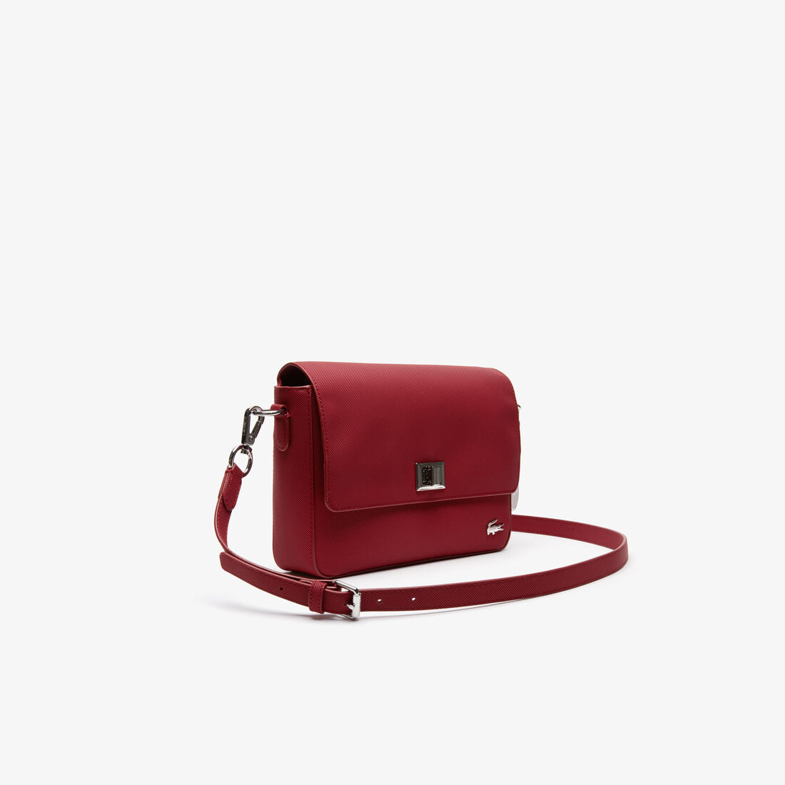 حقيبة كتف بمشبك محيكة من كنفا بيكيه بتصميم كلاسيكي عملي للسيدات من مجموعة Daily Classic حقيبة كتف بمشبك محيكة من كنفا بيكيه بتصميم كلاسيكي عملي للسيدات من مجموعة Daily Classic