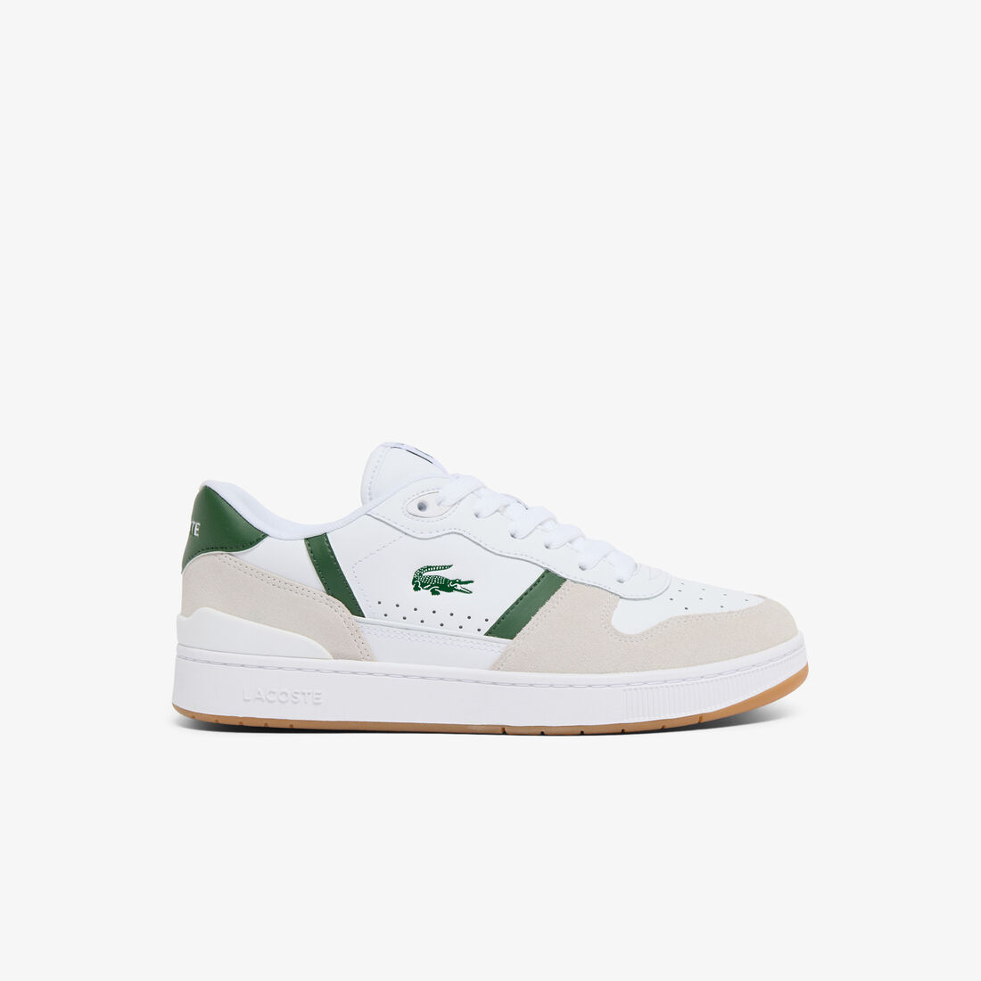lacoste men s t clip set leather sneakers