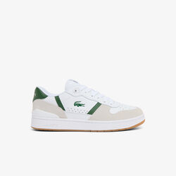 lacoste men s t clip set leather sneakers