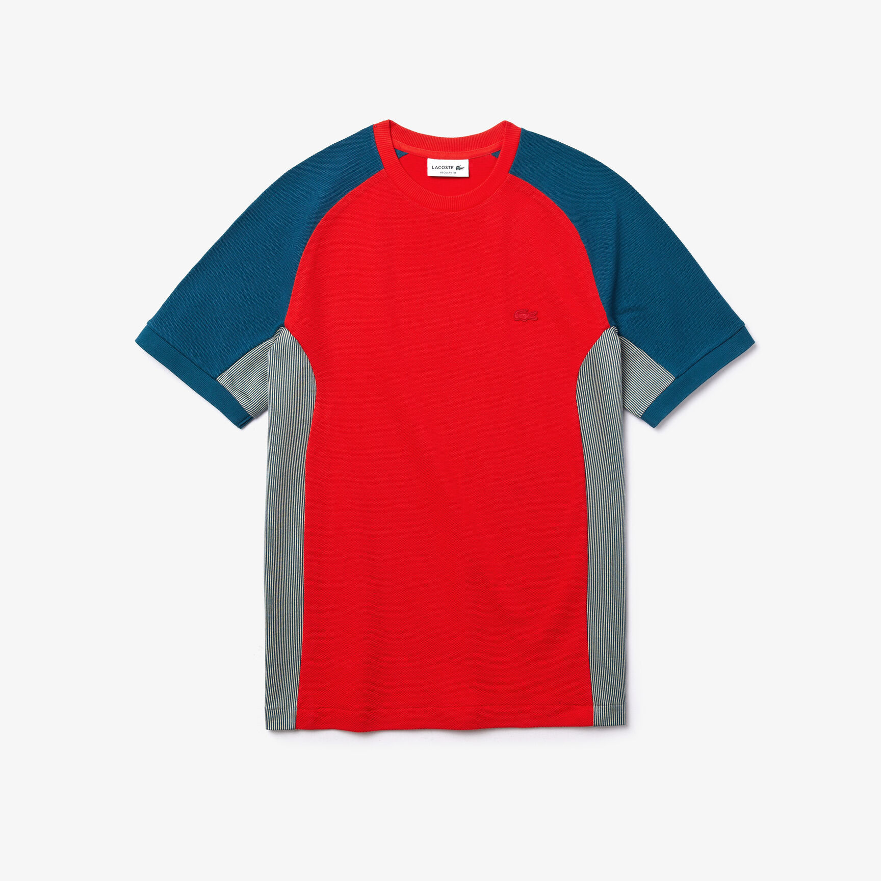 Men's Colourblock Piqué Crew Neck T-shirt Men's Colourblock Piqué Crew Neck T-shirt