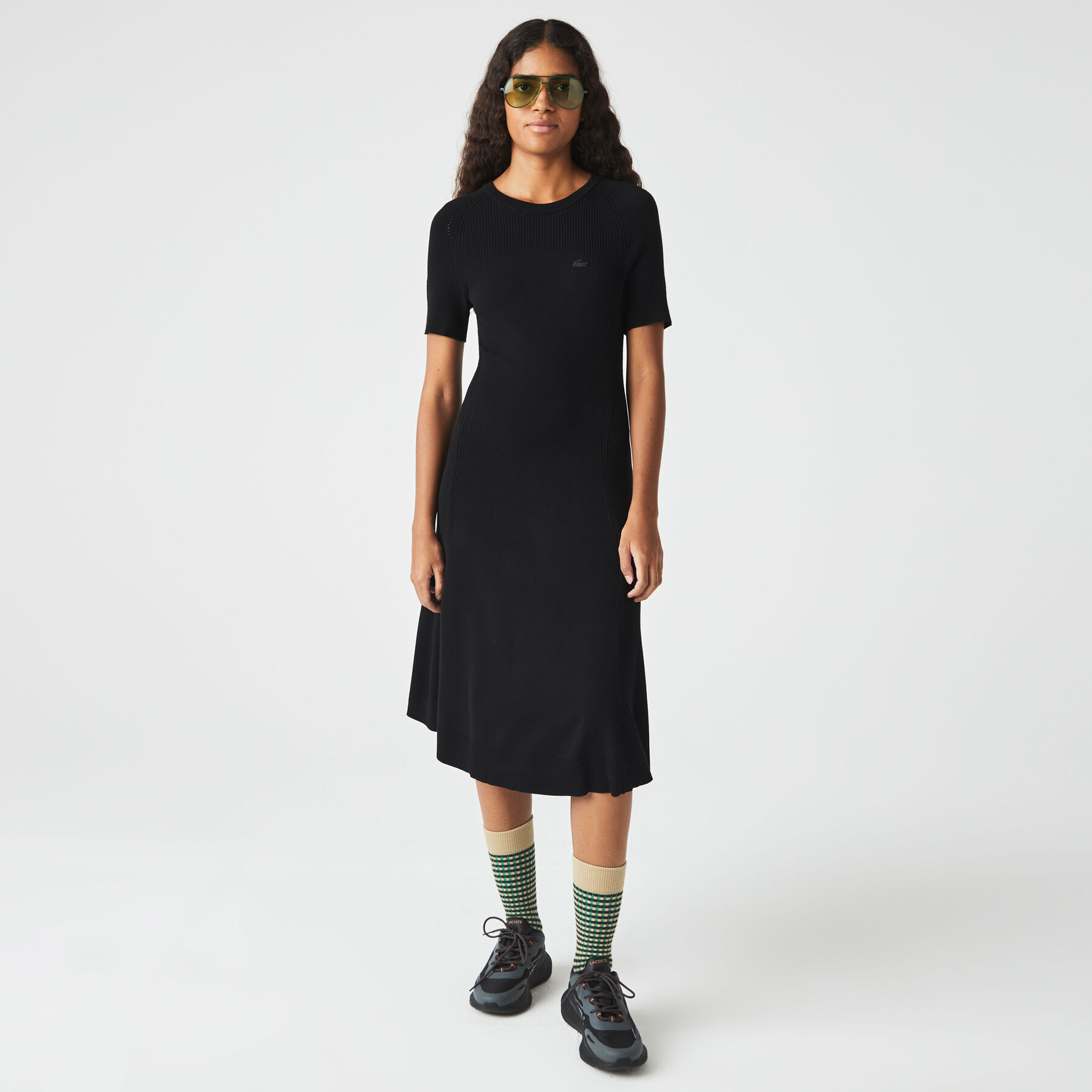 Women's Lacoste Knit Details Dress women s lacoste knit details dress
