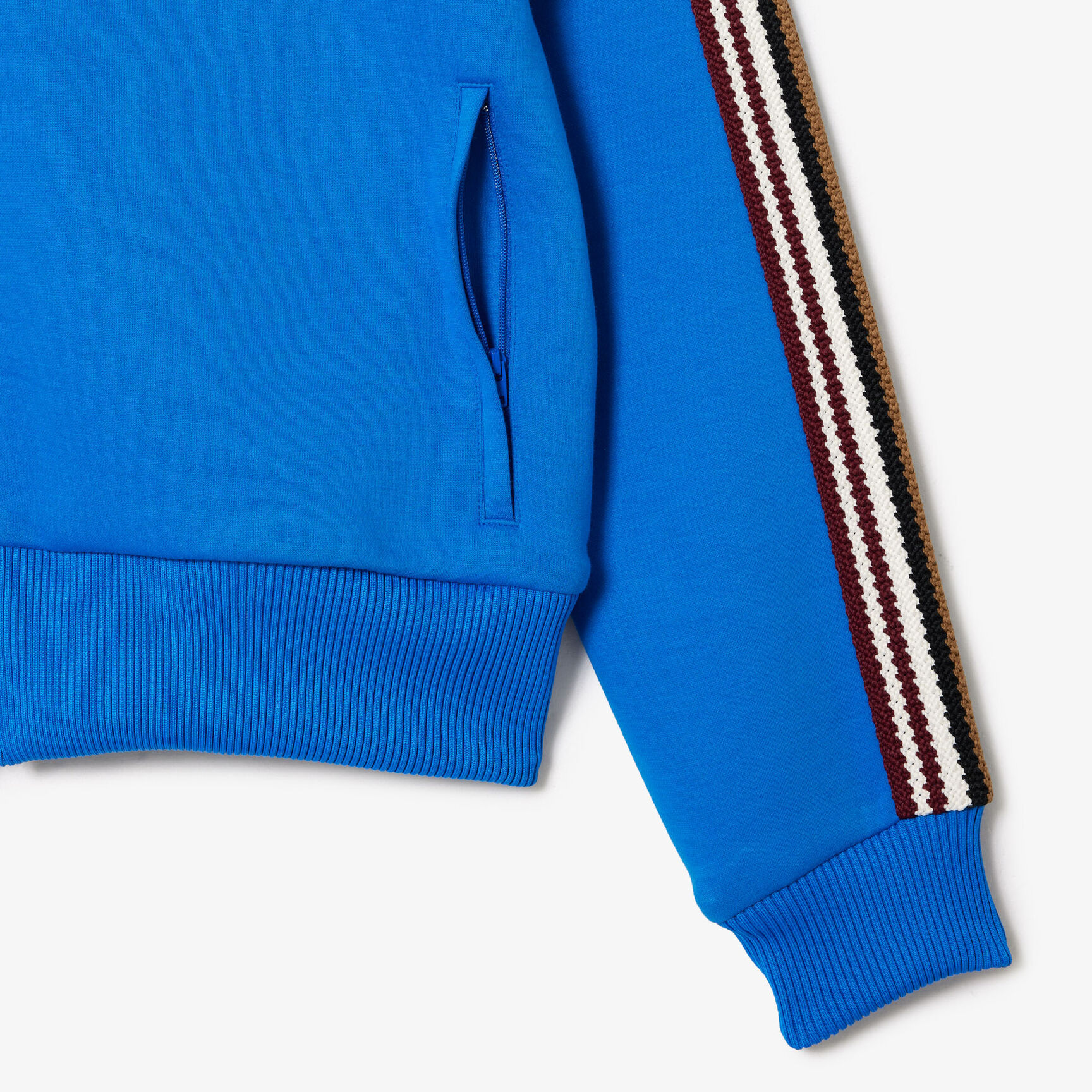 Paris French Made Zipped Colourblock Sweatshirt