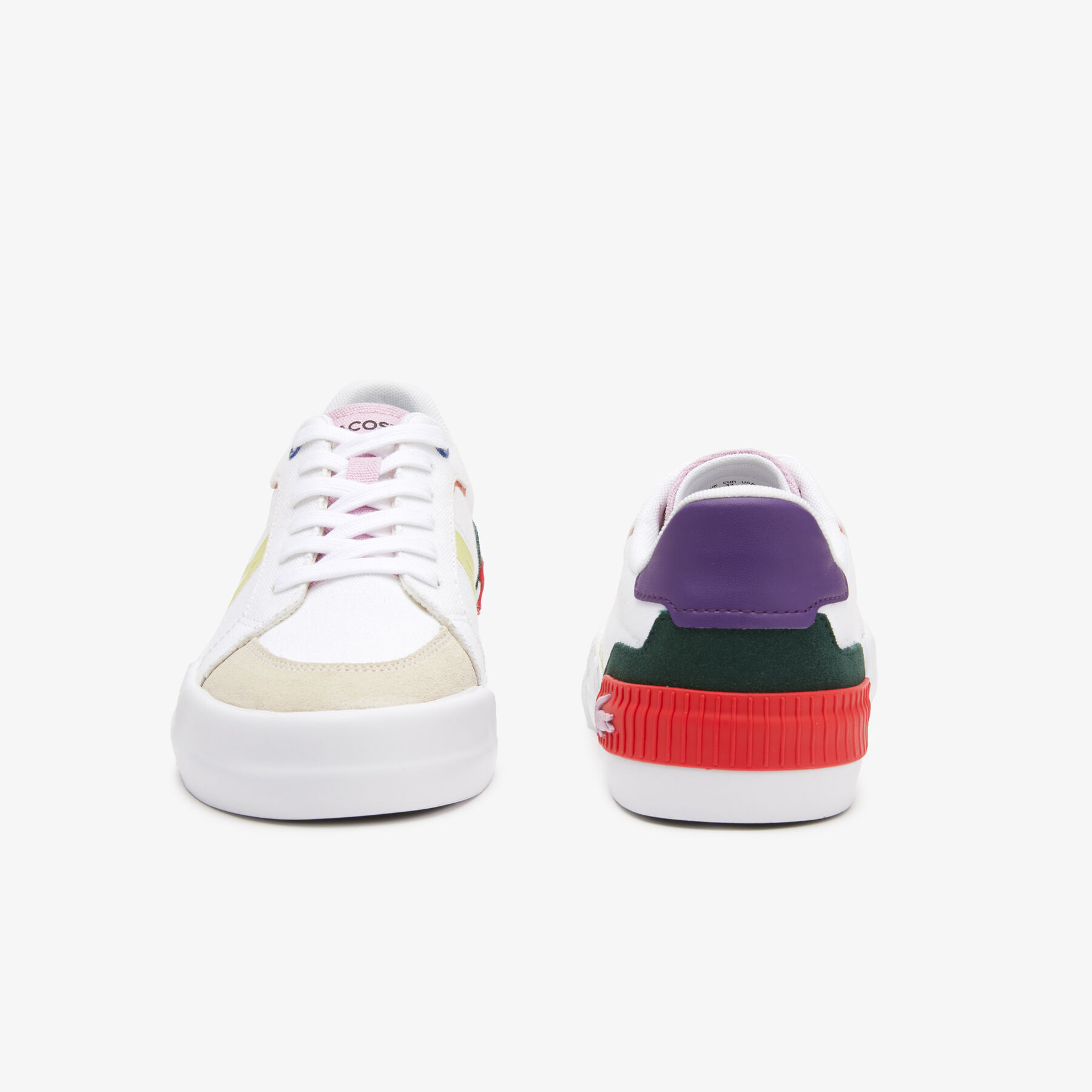 Women's Lacoste L004 Textile Colour-Pop Trainers women s lacoste l004 textile colour pop trainers