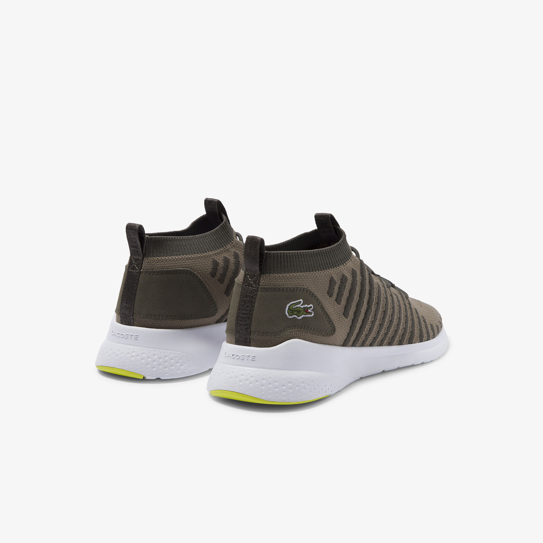 Men's LT Fit-Flex Colour-pop Textile and Suede Trainers lacoste men s lt fit flex colour pop textile and suede trainers