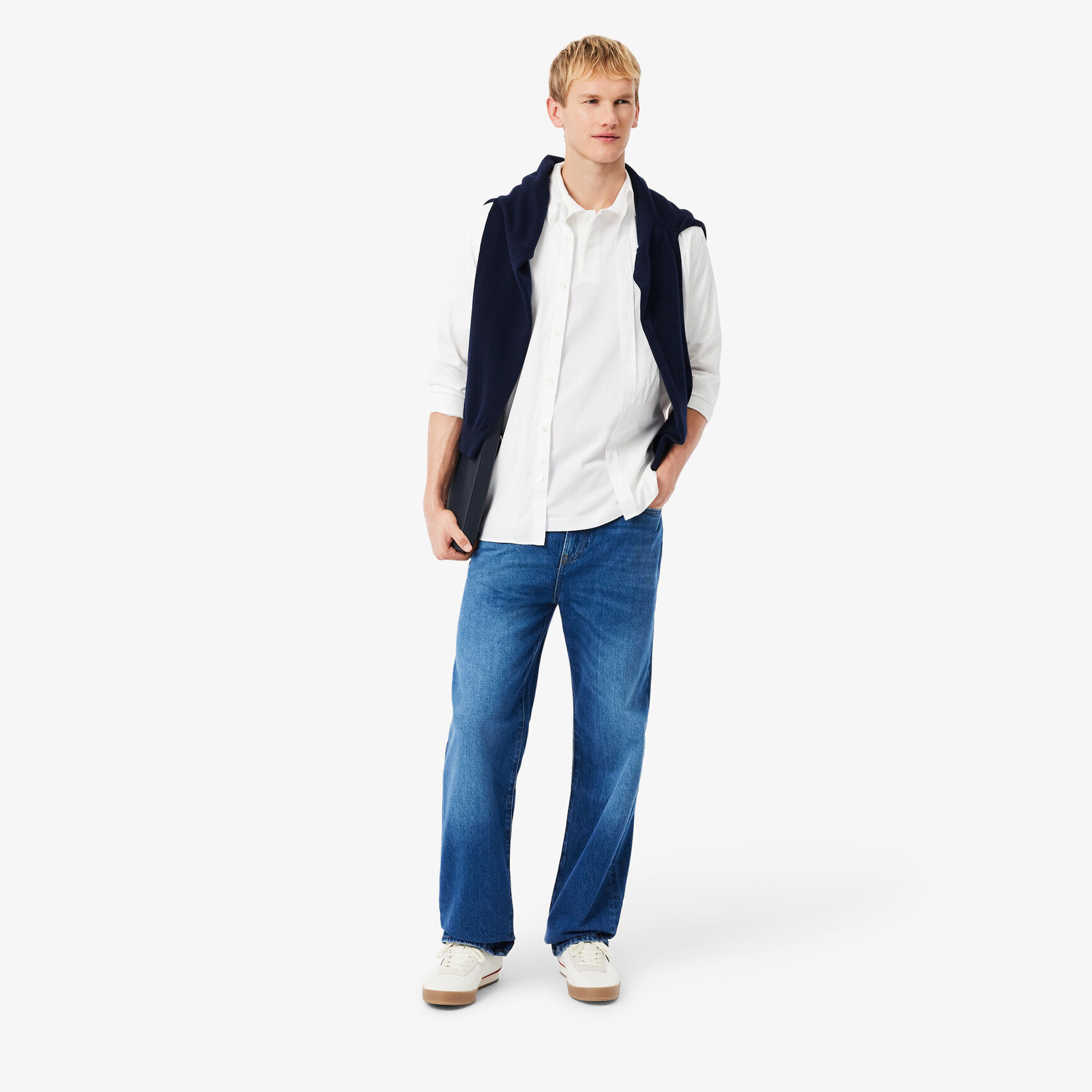 Loose Fit Heavy Pique Polo Shirt