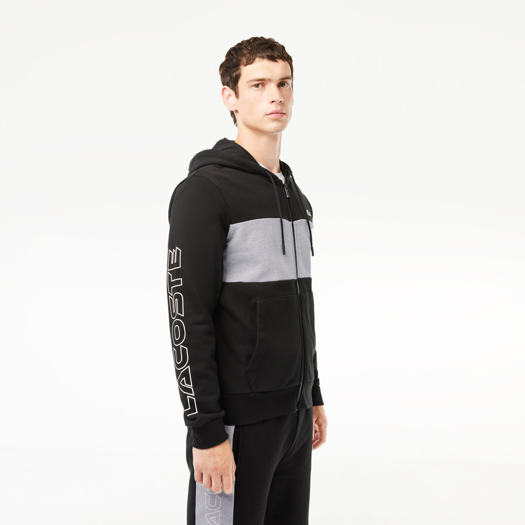Zipped Colourblock Jogger Hoodie Zipped Colourblock Jogger Hoodie