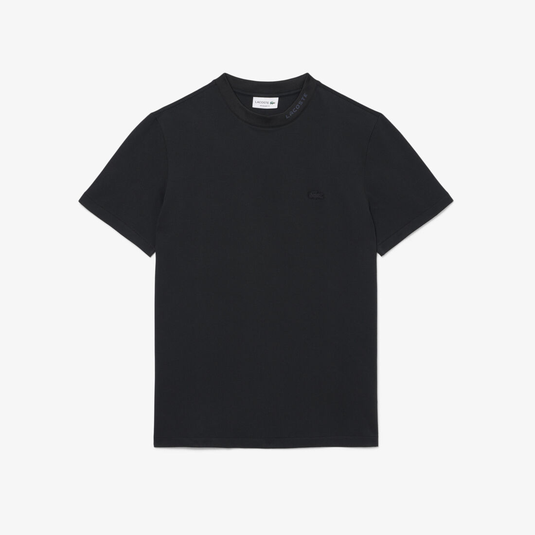 lacoste jacquard branded pique commuter t shirt