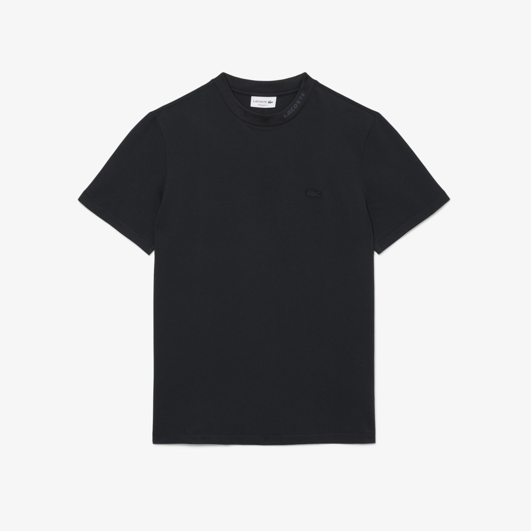 lacoste jacquard branded pique commuter t shirt