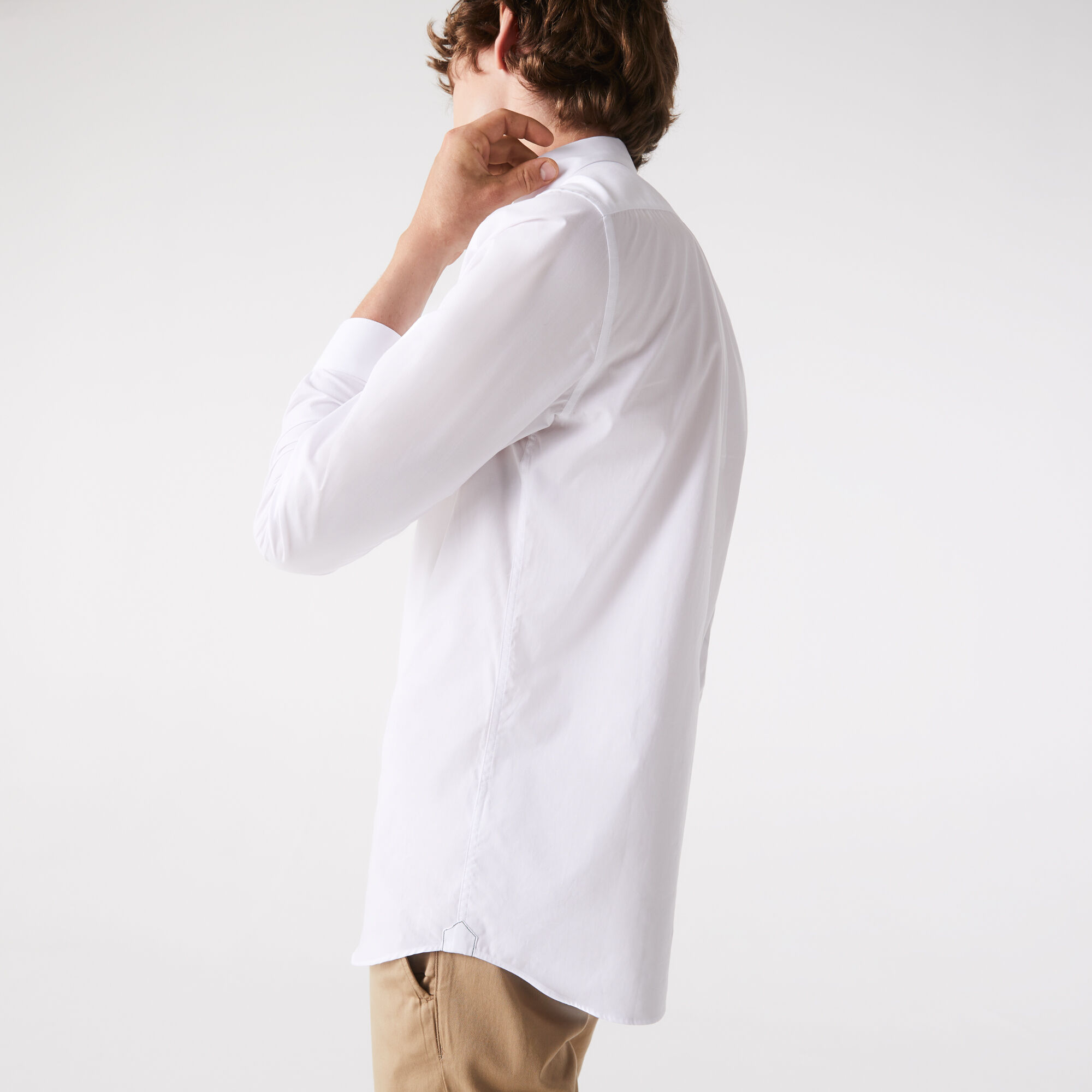 Men's Slim Fit Stretch Cotton Poplin Shirt Men's Slim Fit Stretch Cotton Poplin Shirt